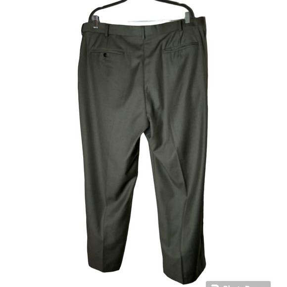 Croft & Barrow Men's Dress Pants Size 40 x 30 in Gray - Picture 2 of 5